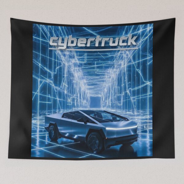 Item preview, cybertruck artwork designed and sold by TEEJAMBOREE.