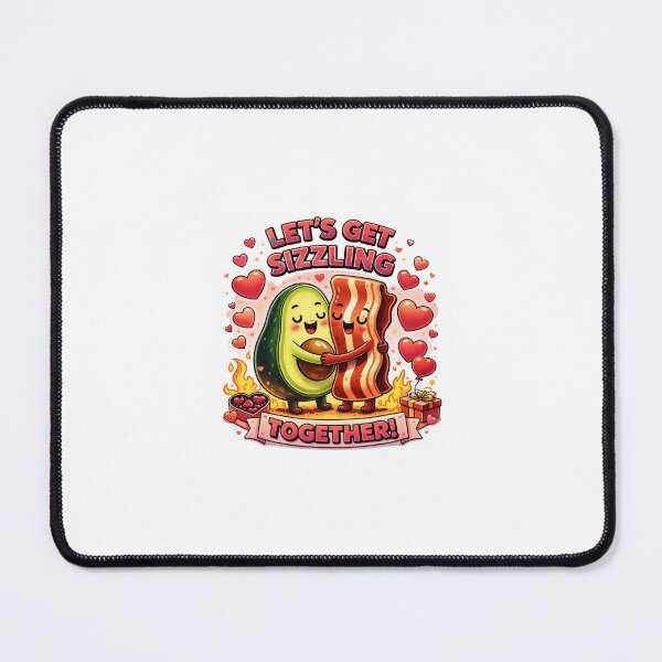 Item preview, Funny Avocado & Bacon Valentine – Let’s Get Sizzling Together designed and sold by Antonia2412.