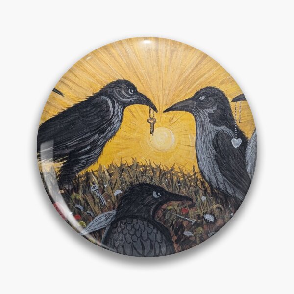 Item preview, The crows gather to examine their found treasures  designed and sold by Matt Starr Fine Art .