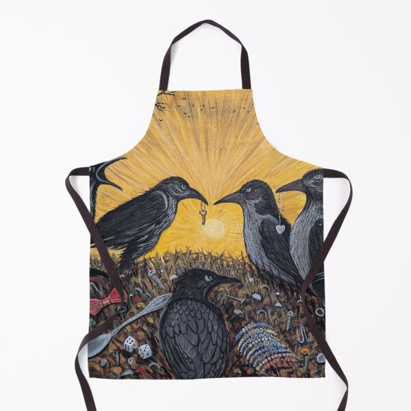 Item preview, The crows gather to examine their found treasures  designed and sold by Matt Starr Fine Art .