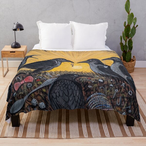 Item preview, The crows gather to examine their found treasures  designed and sold by Matt Starr Fine Art .