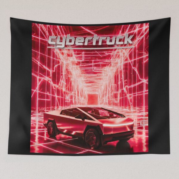 Item preview, cybertruck artwork designed and sold by TEEJAMBOREE.