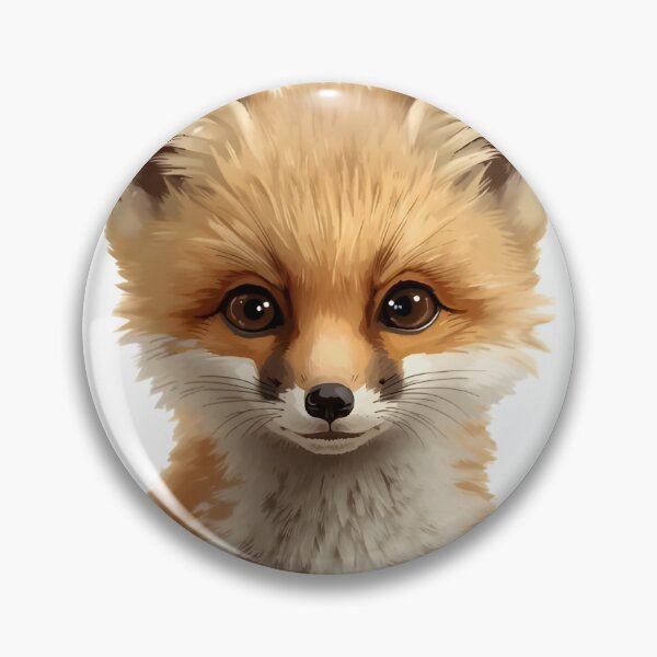 Item preview, Adorable Fox Head Sticker designed and sold by Teewave-Ashish.