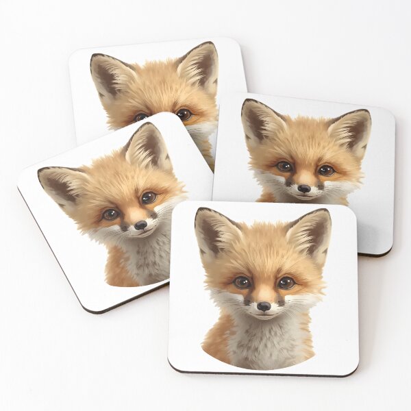 Item preview, Adorable Fox Head Sticker designed and sold by Teewave-Ashish.
