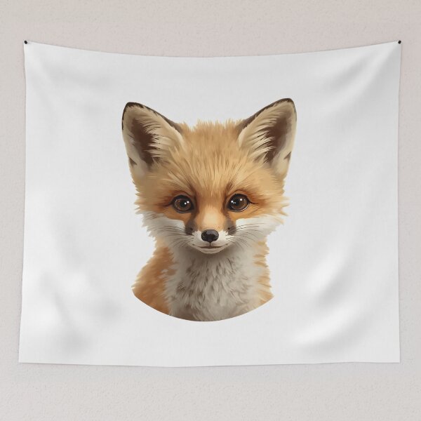 Item preview, Adorable Fox Head Sticker designed and sold by Teewave-Ashish.