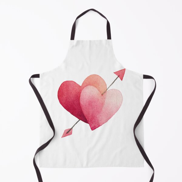 Item preview, Watercolor hearts pierced by cupids bow designed and sold by MendaciousMina.