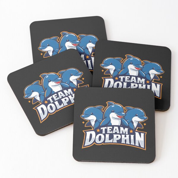 Artikelvorschau, Team Dolphin Merchandise | Delfin-Outfit | Produkte mit Delfinmotiv entworfen und verkauft von Feral Feline.