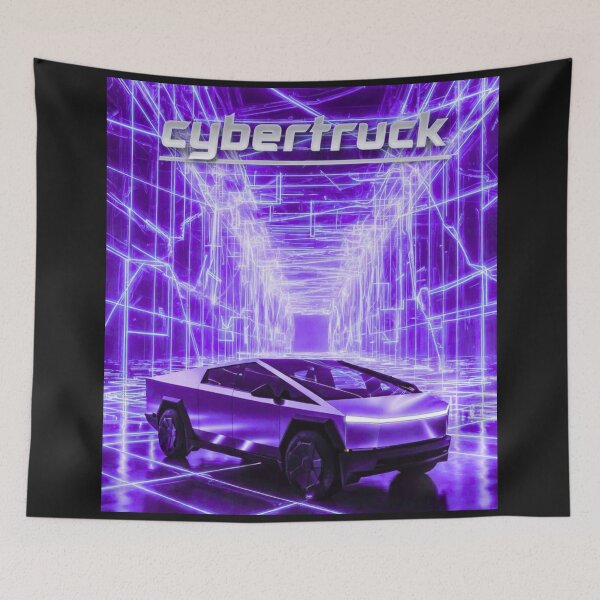 Item preview, cybertruck artwork designed and sold by TEEJAMBOREE.