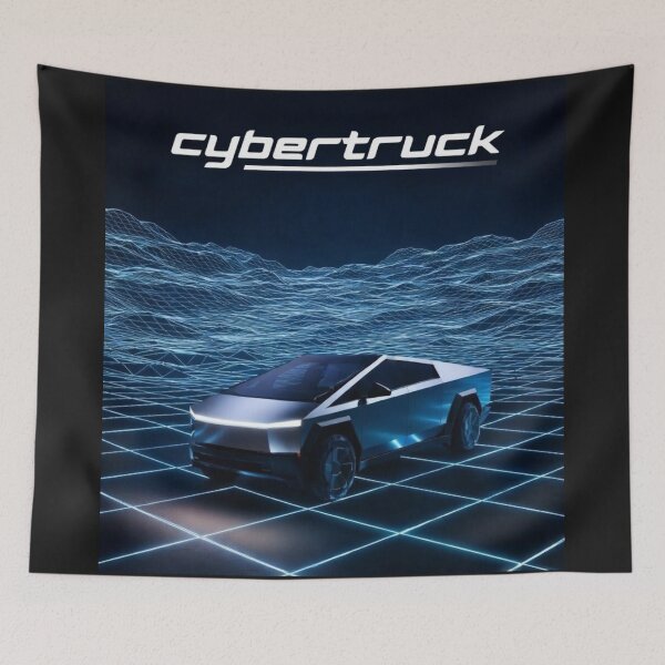Item preview, cybertruck artwork designed and sold by TEEJAMBOREE.