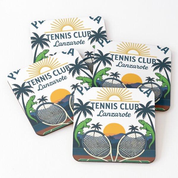 Item preview, Playa Blanca Tennis Club Lanzarote designed and sold by Bimblebuds.
