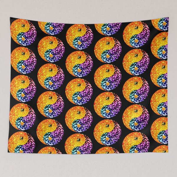 Item preview, Rainbow Yin Yang designed and sold by benhurpontes.
