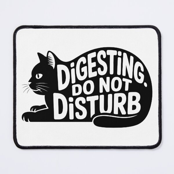 Item preview, Chonky Fat Cat Humor Do Not Disturb designed and sold by Tammy Winand Arts.