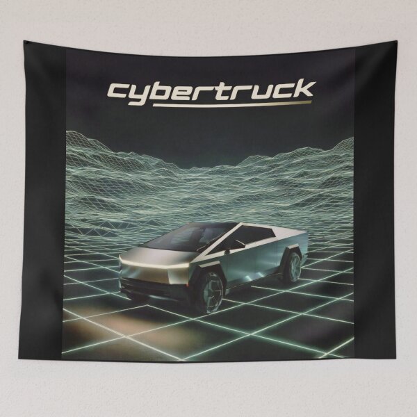 Item preview, cybertruck artwork designed and sold by TEEJAMBOREE.
