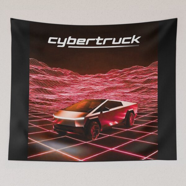 Item preview, cybertruck artwork designed and sold by TEEJAMBOREE.