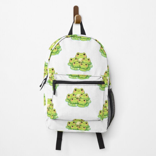 Item preview, Five little frogs posing on happy water lilies designed and sold by FroggyOnly.