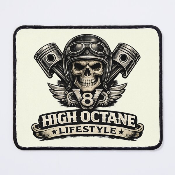 Item preview, High Octane Lifestyle - V8 engine - Classic Cars designed and sold by RiTaMerch.