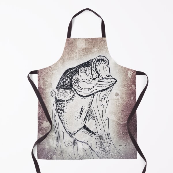 Item preview, Bass jumping out of the water designed and sold by Matt Starr Fine Art .