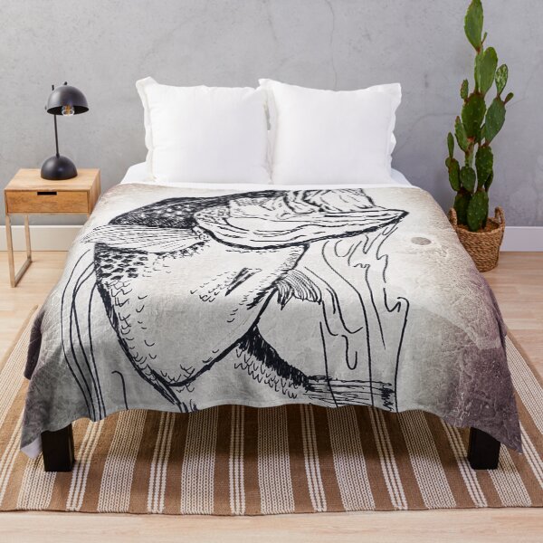 Item preview, Bass jumping out of the water designed and sold by Matt Starr Fine Art .