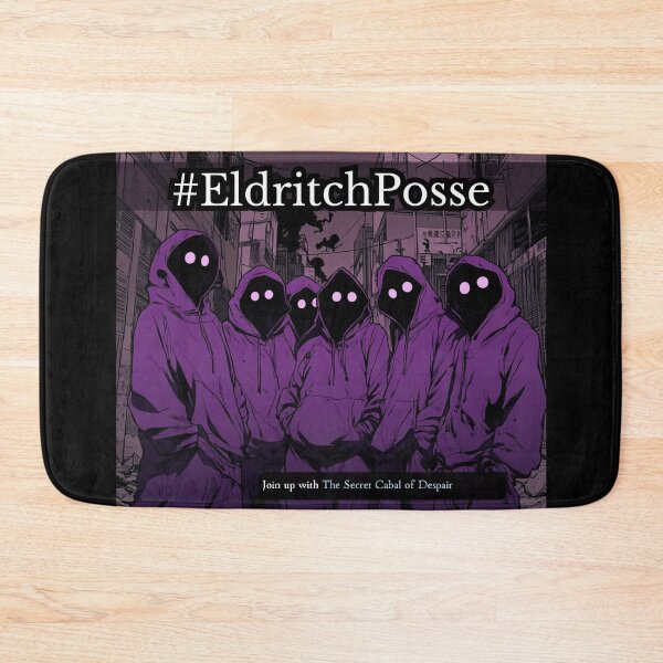 Item preview, Eldritch Posse – Cute Cosmic Horror Crew designed and sold by The Secret Cabal of Despair.