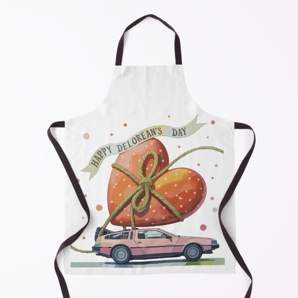 Item preview, Vintage Classic Car Happy Delorean's Day designed and sold by PrintCarClub.