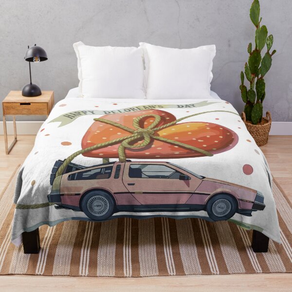 Item preview, Vintage Classic Car Happy Delorean's Day designed and sold by PrintCarClub.