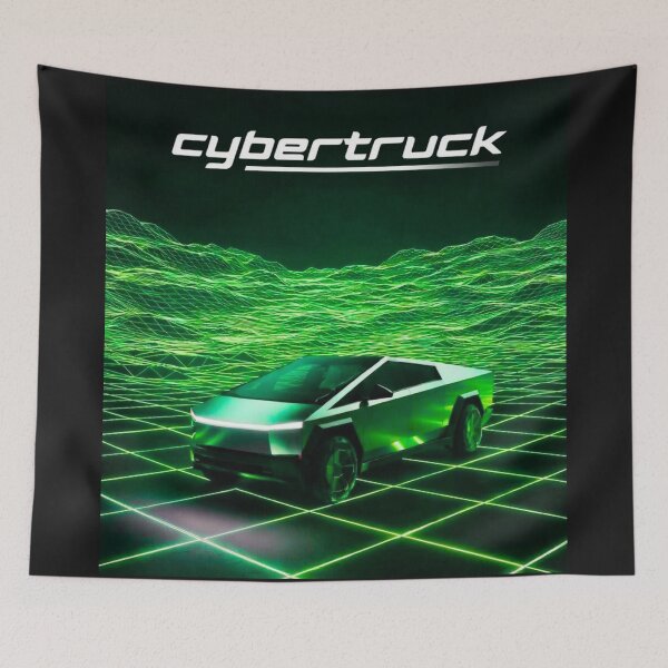Item preview, cybertruck artwork designed and sold by TEEJAMBOREE.