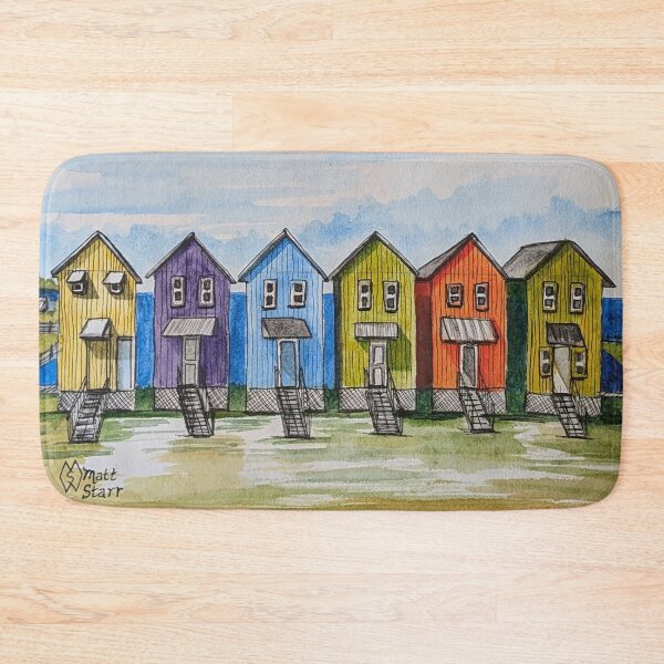 Item preview, The Birdhouses at Dauphin Island  designed and sold by Matt Starr Fine Art .