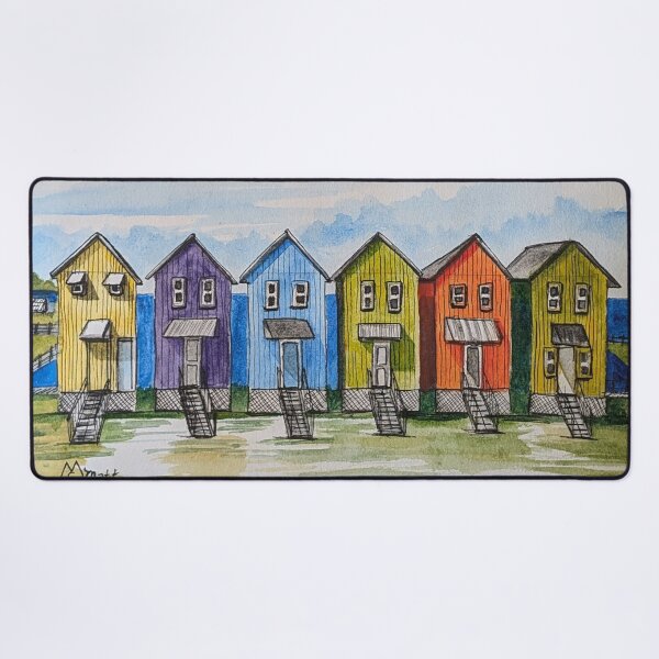 Item preview, The Birdhouses at Dauphin Island  designed and sold by Matt Starr Fine Art .