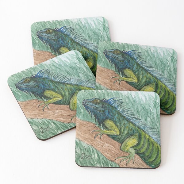 Item preview, Tropical iguana designed and sold by Matt Starr Fine Art .