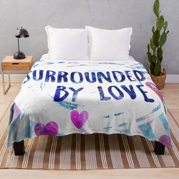 Item preview, Surrounded by love affirmation uplifting message designed and sold by petalecho.