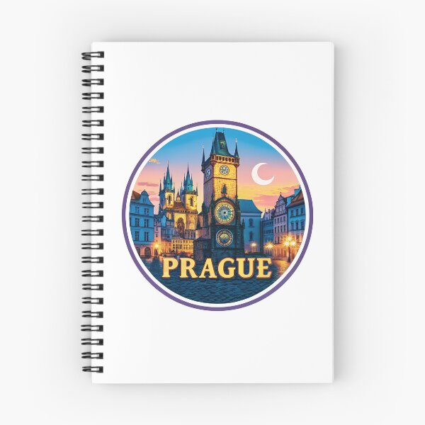 Item preview, Prague Czech Republic Retro Travel Emblem designed and sold by Timegraf.
