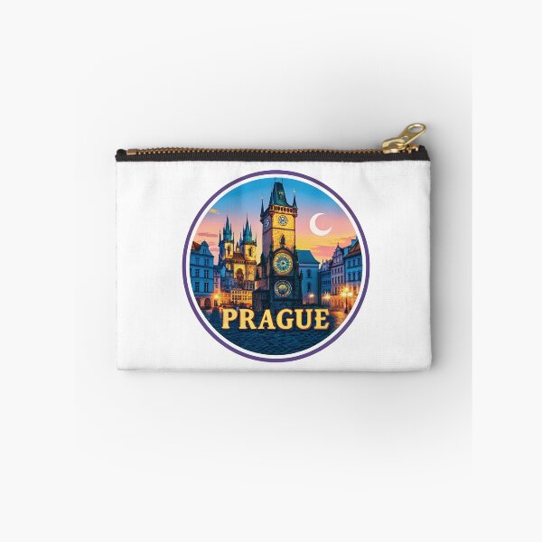 Item preview, Prague Czech Republic Retro Travel Emblem designed and sold by Timegraf.