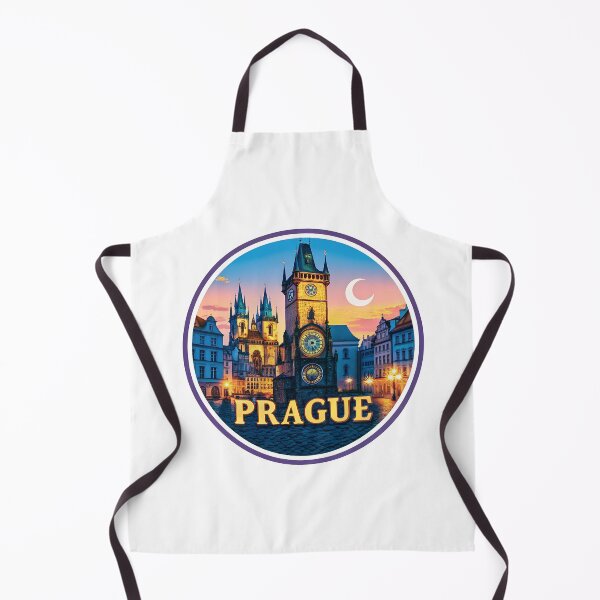 Item preview, Prague Czech Republic Retro Travel Emblem designed and sold by Timegraf.