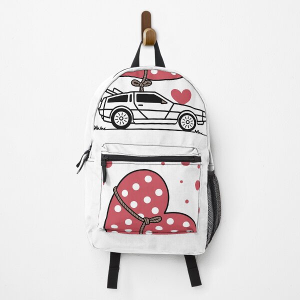 Item preview, Vintage Classic Car Valentine's Delorean Love designed and sold by PrintCarClub.
