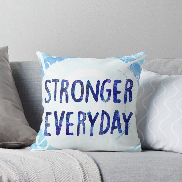 Item preview, Stronger everyday | affirmation uplifting message designed and sold by petalecho.