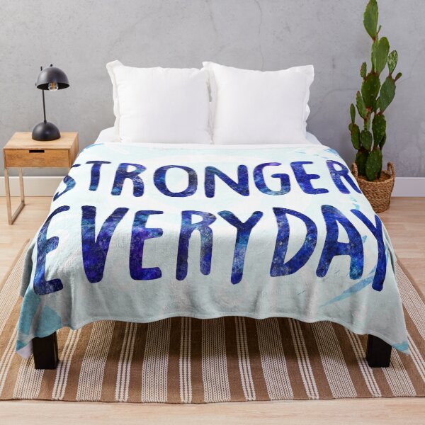 Item preview, Stronger everyday | affirmation uplifting message designed and sold by petalecho.