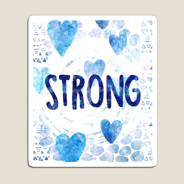 Item preview, Strong | affirmation uplifting message designed and sold by petalecho.