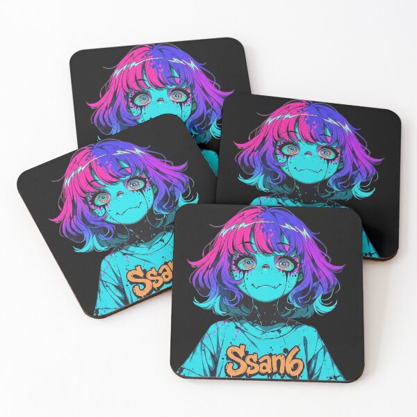 Item preview, Neon AraknoGirl - Anime Spider Girl designed and sold by WishWolfie.