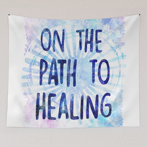 Item preview, On the path to healing | affirmation uplifting message designed and sold by petalecho.