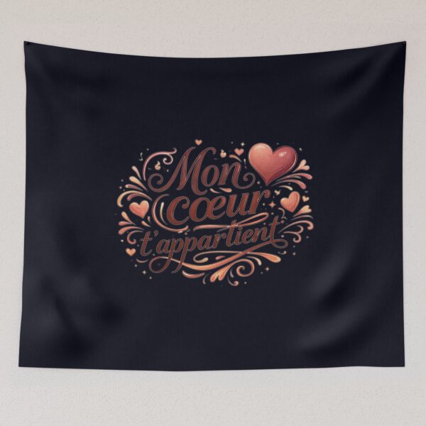 Item preview, Illustrated quote: "My heart belongs to you" designed and sold by vystekimages.
