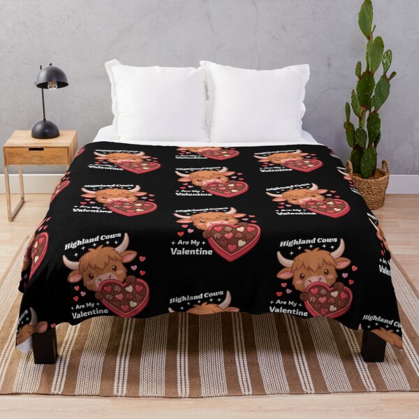 Item preview, Highland Cows Are My Valentine designed and sold by JRice66.
