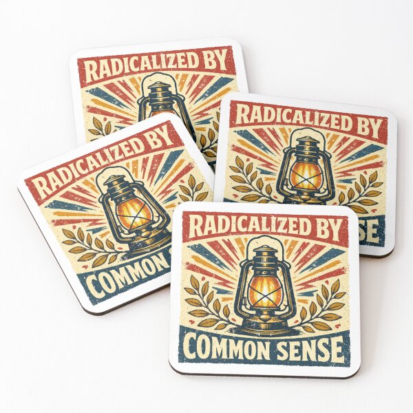 Item preview, Radicalized by Common Sense Activist Shirt/Sticker/Mug designed and sold by Quietest Riot.
