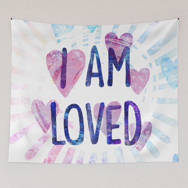 Item preview, I am loved | uplifting support affirmation designed and sold by petalecho.