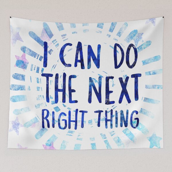 Item preview, I can do the next right thing | manifesting affirmation uplifting message designed and sold by petalecho.
