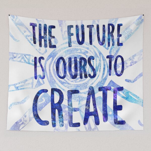 Item preview, The future is ours to create | manifesting affirmation uplifting message designed and sold by petalecho.