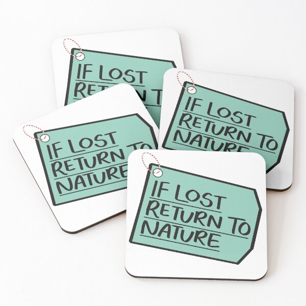 Item preview, If Lost Return to Nature (Green) designed and sold by strongpurpose.