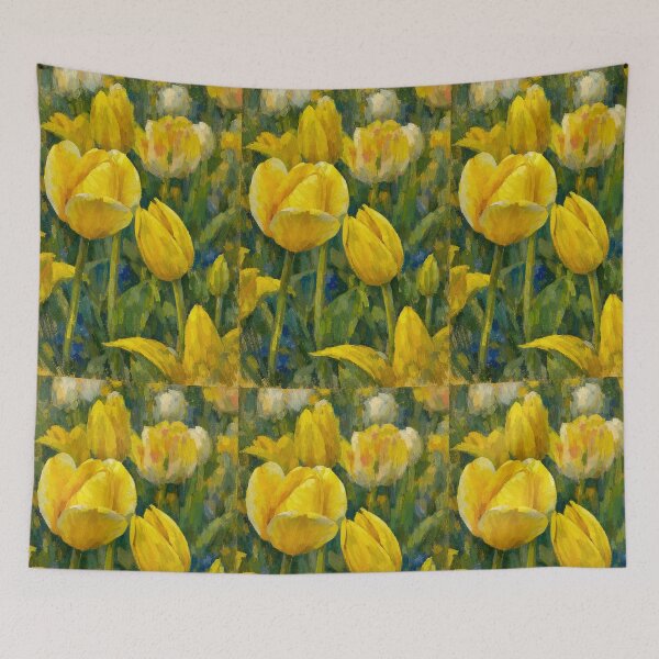 Item preview, Garden of Yellow Tulips designed and sold by DonnaMariePhoto.