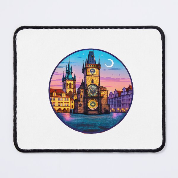 Item preview, Prague Czech Republic Retro Travel Emblem designed and sold by Timegraf.