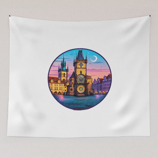 Item preview, Prague Czech Republic Retro Travel Emblem designed and sold by Timegraf.