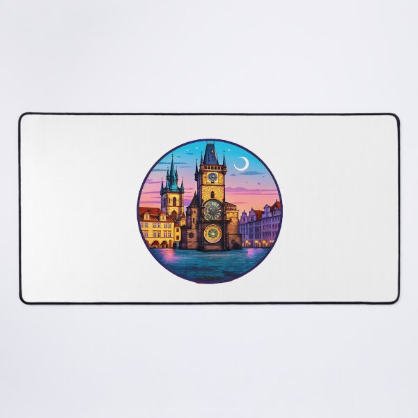 Item preview, Prague Czech Republic Retro Travel Emblem designed and sold by Timegraf.